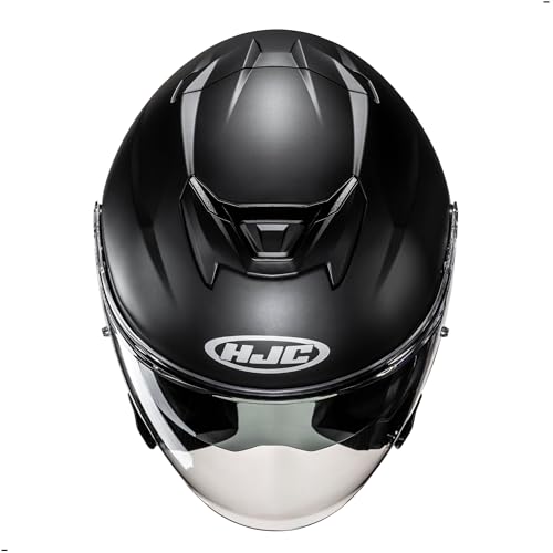 HJC i31 Solid Open Face Motorcycle Helmet, DOT Approved (Semi Flat Black, Medium) - Image 5