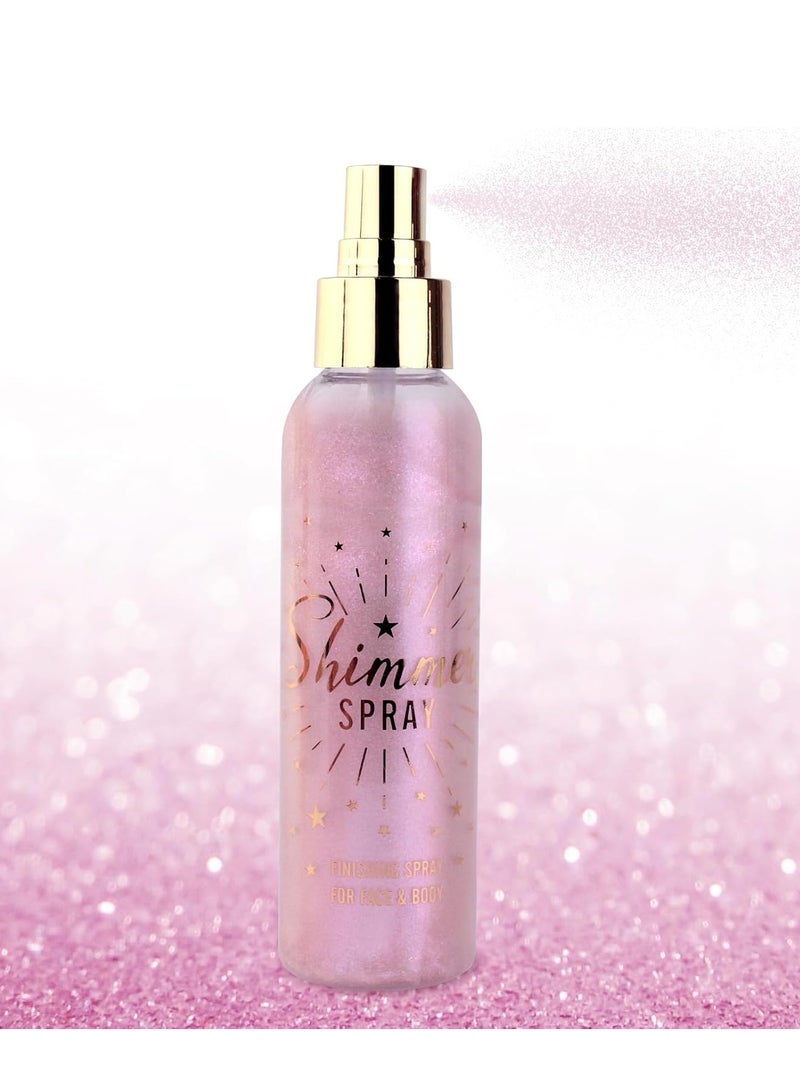 Ushas Glitter Spray, Long-lasting Body Shimmer Spray 110ML, Glitter Makeup for Face Body, Festival Glitter for Birthday Party (Purple) - Image 2