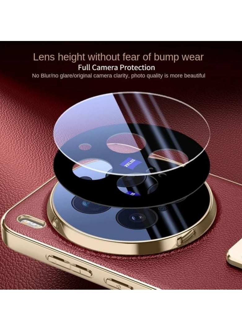 عام غلاف متوافق مع Vivo X300 Pro 5G، مزود بحماية كاملة للعدسة مع سوار معصم مغناطيسي قابل للسحب وحامل معدني دوار لتوفير حماية مضادة للصدمات. - Image 2