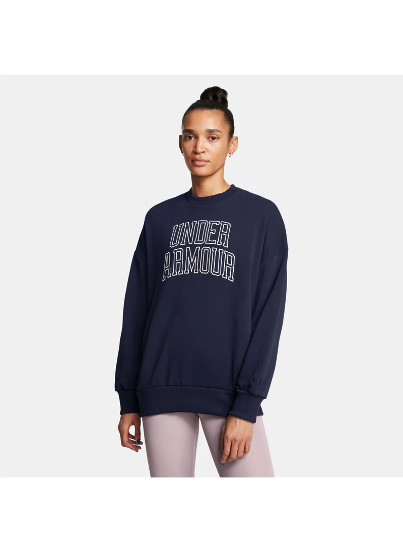 UNDER ARMOUR Women's Icon Terry Sweatshirt