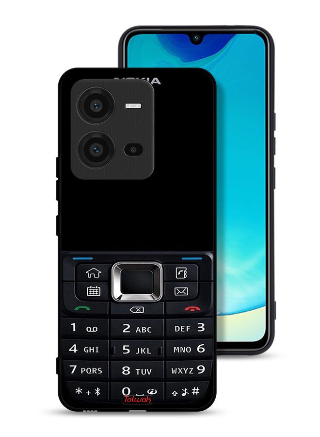 Tolwak Vivo V25 5G Protective Case Cover Old Phone Pattern - Image 1