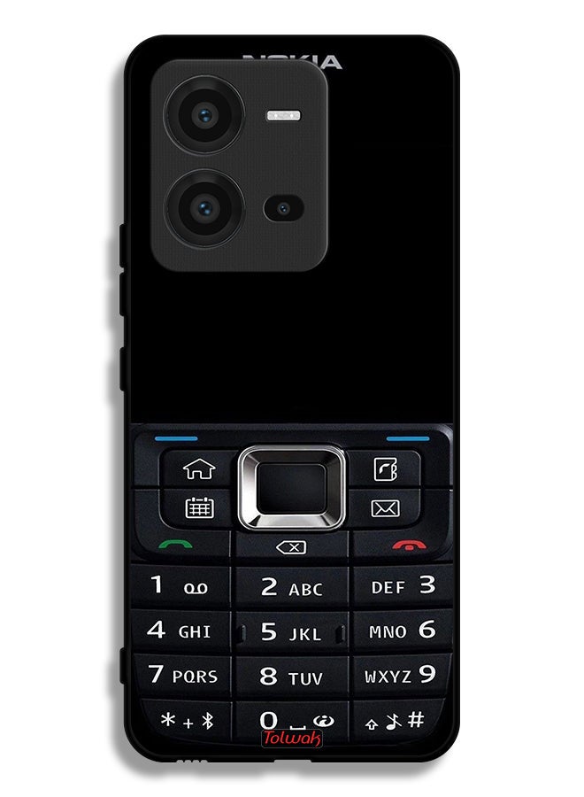 Tolwak Vivo V25 5G Protective Case Cover Old Phone Pattern - Image 2
