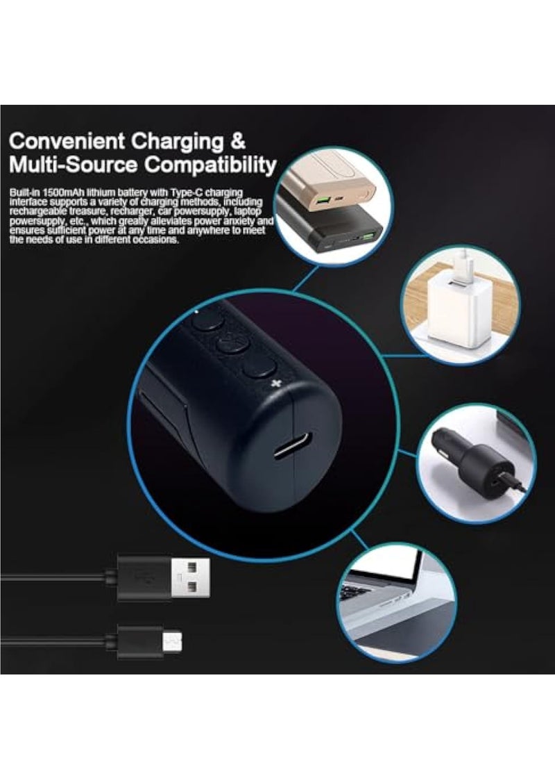 SOLARAE مكواة لحام كهربائية محمولة 200-450℃، مكواة لحام كهربائية لإزالة اللحام، قلم لحام متعدد الوظائف مع ضوء LED للإضاءة للاستخدام في الإصلاح والصيانة - Image 5