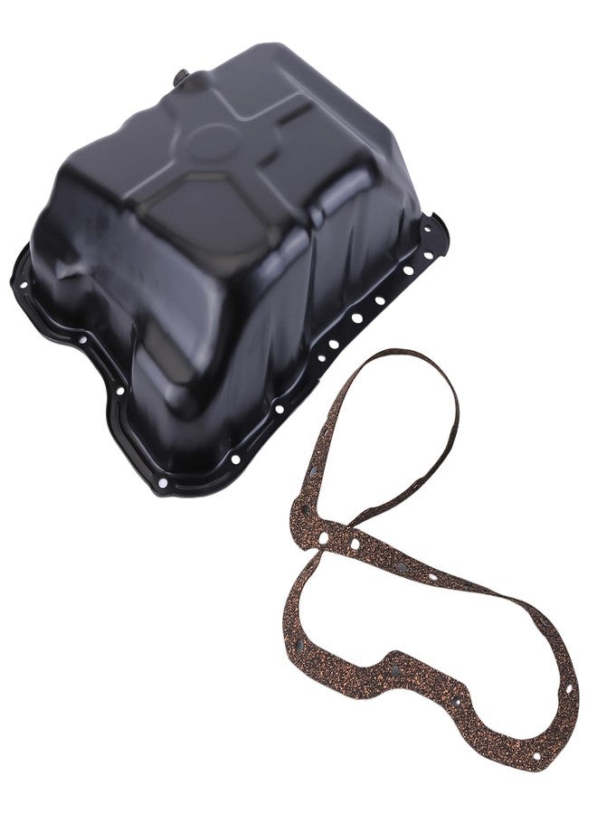 Aublinto Engine Oil Pan with Drain Plug Compatible with Dodge Journey 2009-2020 2.4L, for Jeep Compass Patriot 2007-2017, for Chrysler 200 2010-2014 Oil Pan Replacement 4411649 103351 264361 501544 - Image 1