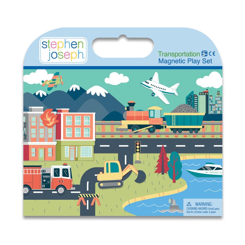 Stephen Joseph Magnetic Play Set Transportation - Image 3