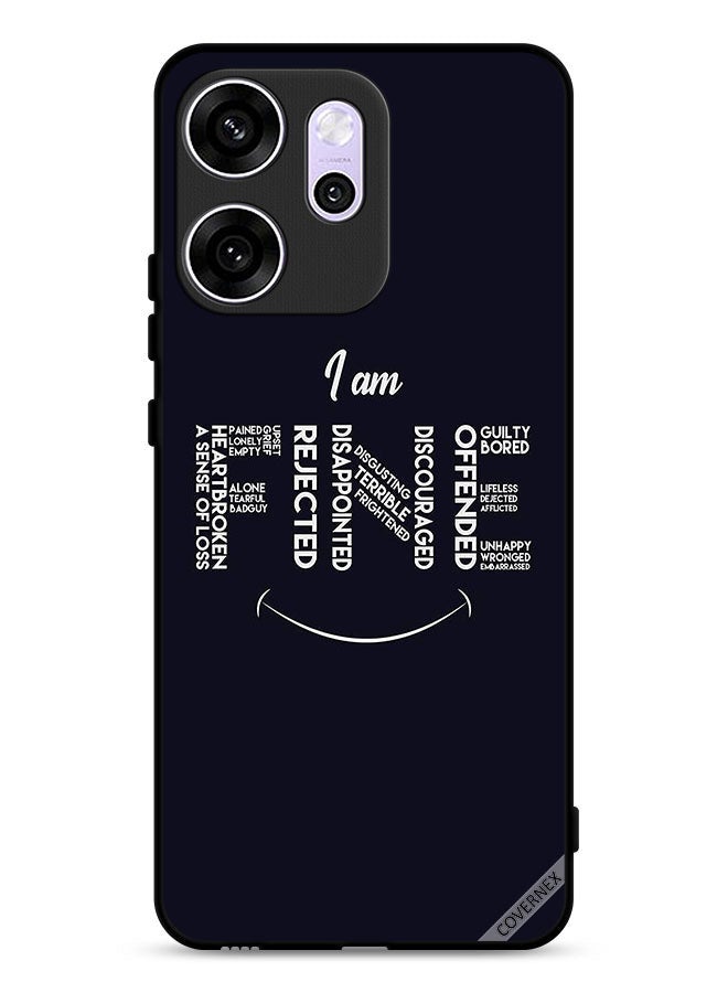 Covernex Oppo Reno14 F Protective Case Cover Calligraphy I Am Fine - Image 1