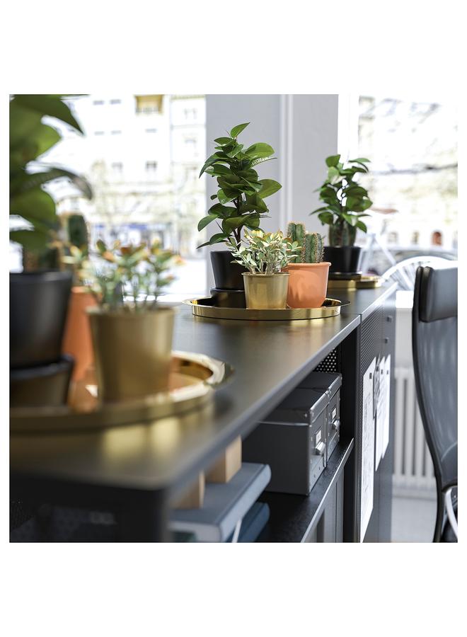 زبون صينية باللون النحاسي، 38 سم - Image 4