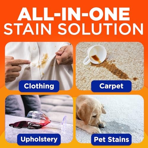 Tide Laundry Stain Remover with Oxi, Rescue Clothes, Upholstery, Carpet and more from Tough Stains, Stain Treater, 22 Fl Oz (Pack of 4) - Image 3