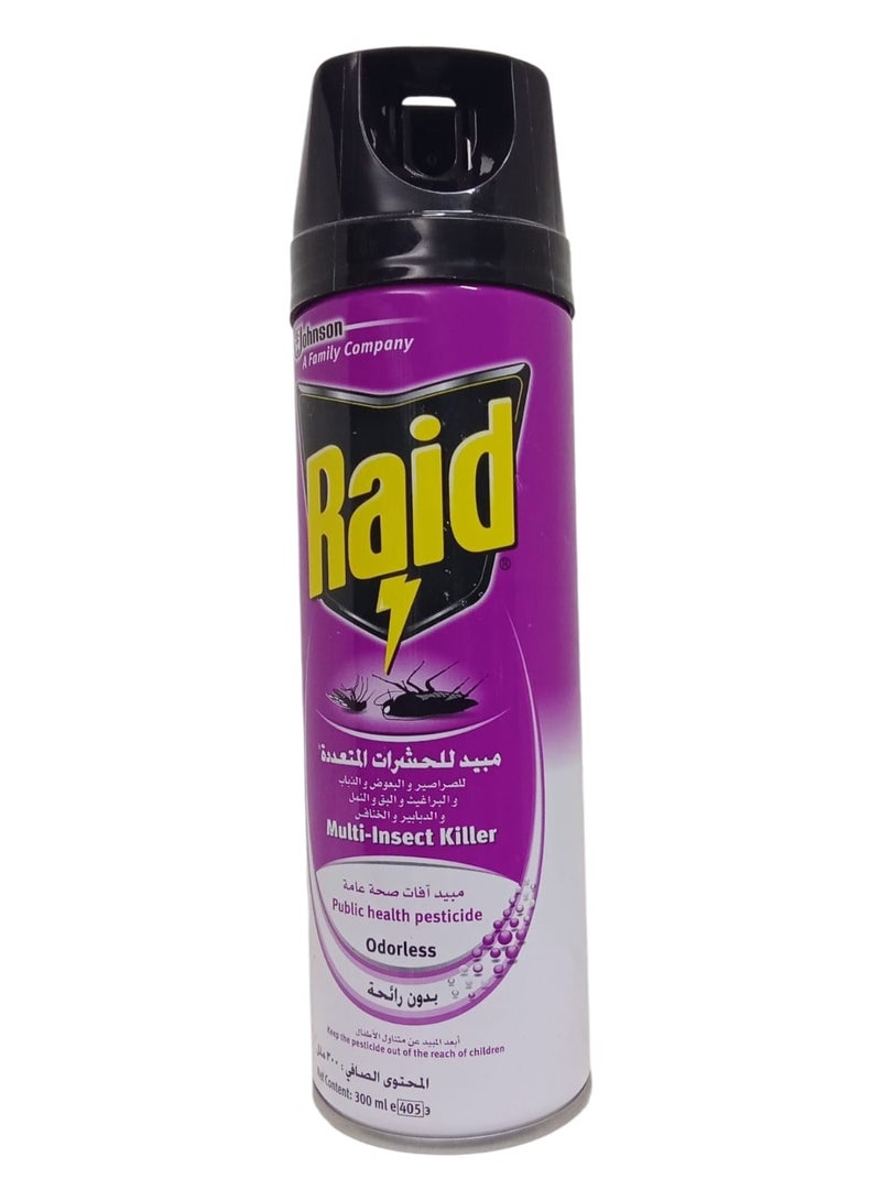 RAID Multi-purpose Insecticide Spray 300ml