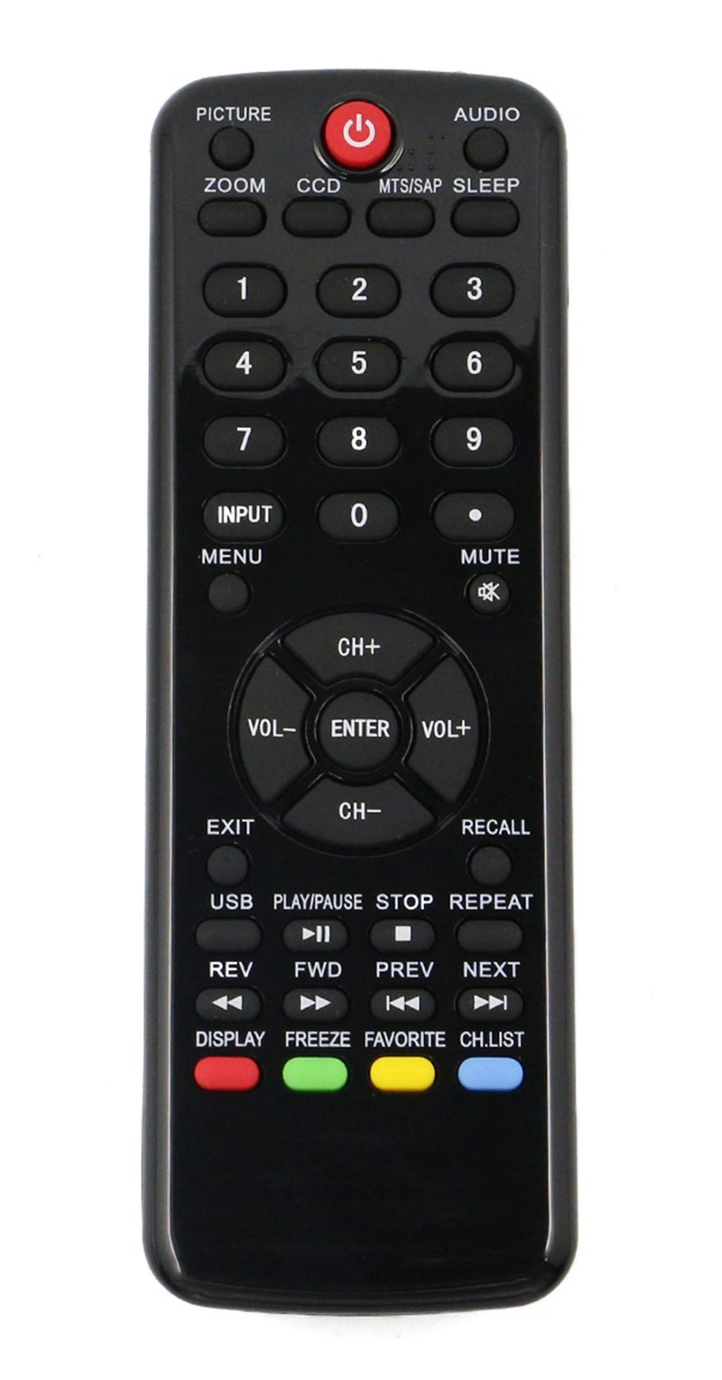Beyution HTR-D09B Replacement Remote Control Fit for Haier TV LE29F2320 LE46F2280 LE50F2280 LE42D2380 L50B2180 LE24C3320A LE22D3380 L39B2180D LE22D3380A LE46F2280A L32A2120 LE32D2320 - Image 1
