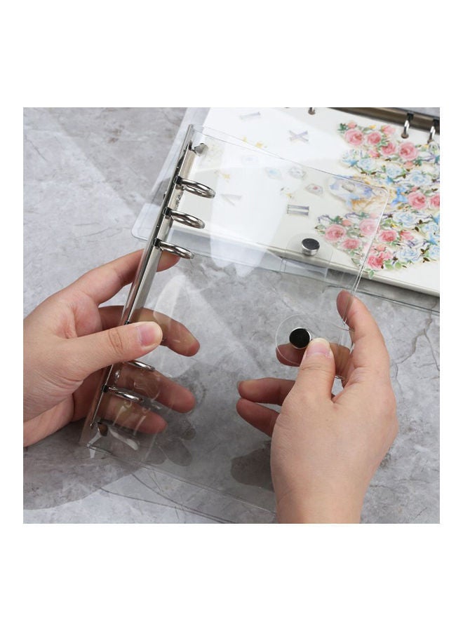 NIBEMINENT PVC Clip File Folder Clear - Image 2