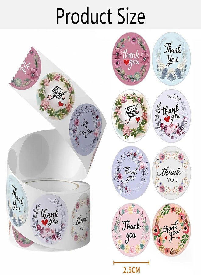 2heet 500 Pcs 1-Inch Thank You for Supporting My Business Gift Stickers – Perfect Handmade Paper Labels for Crafting, Card Making, and Packaging (Stickmen with Heart) - Image 4