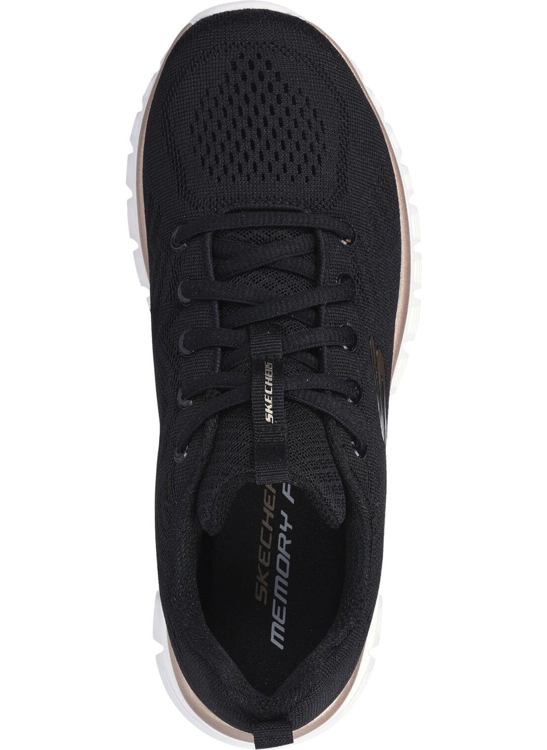 SKECHERS Graceful - Get Connected Women's Shoes 12615-BKGD  - Image 3