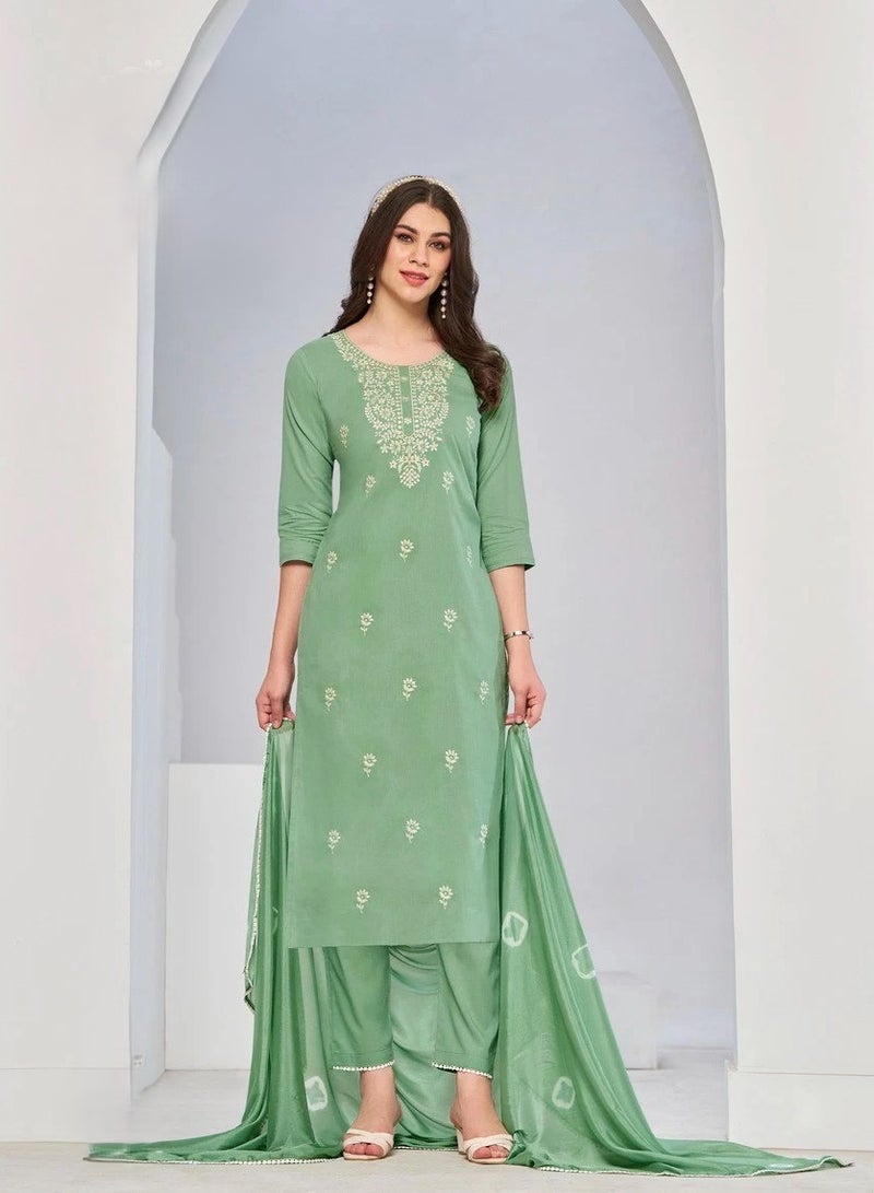 KURTI PANT WITH DUPATTA 