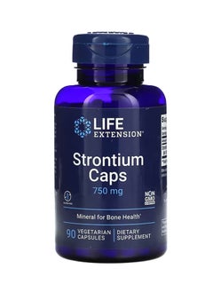 Strontium Caps 750 mg 90 Vegetarian Capsules (250 mg per Capsule)