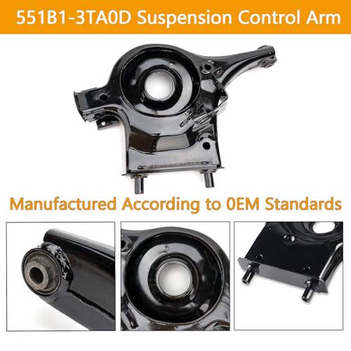 Xiaoyudou Rear Lower Right Suspension Control Arm Compatible with 2013-2018 Nissan Altima & 2016-2021 Nissan Maxima Replace # 551B0-3TA0D - Image 3