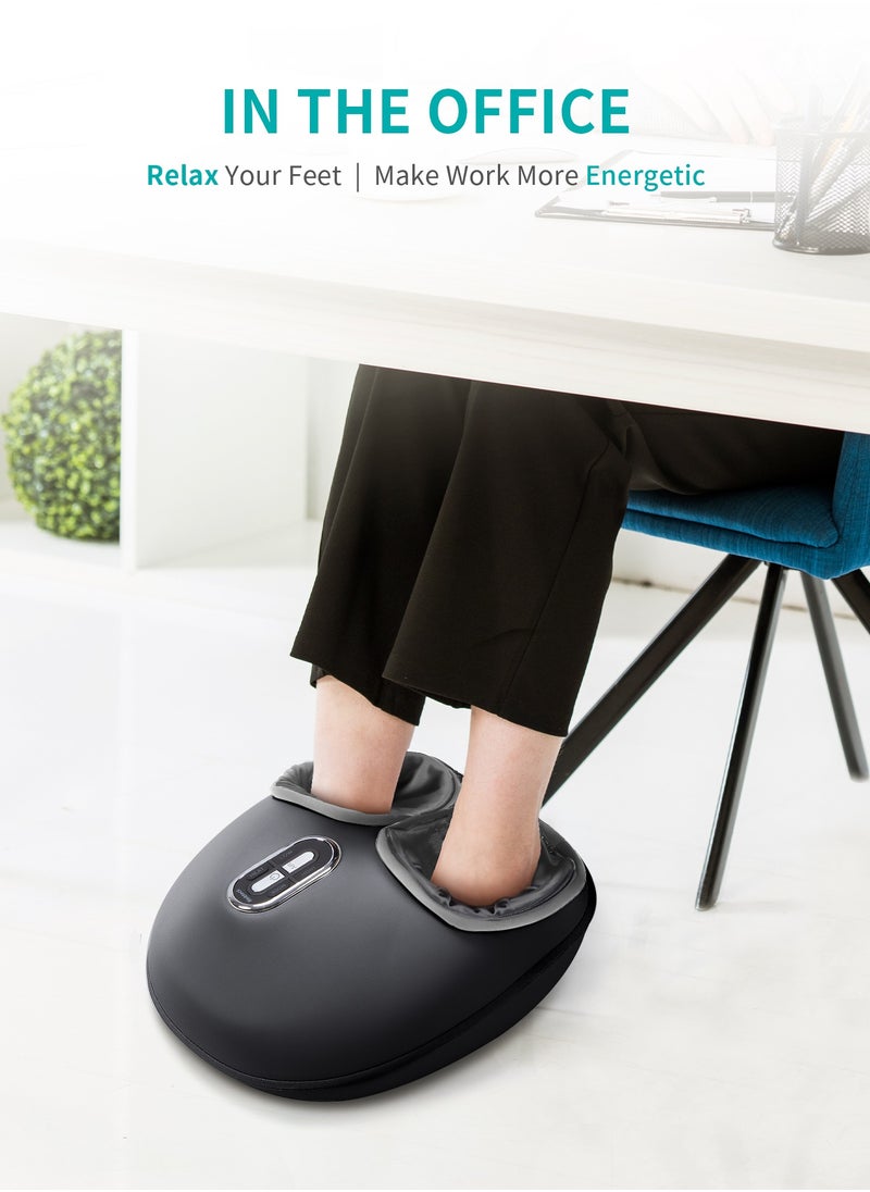 Nekteck Nekteck Shiatsu Foot Massager Machine with Soothing Heat, Deep Kneading Therapy, Improve Blood Circulation and Foot Wellness,Relax for Home or Office Use  - Image 5