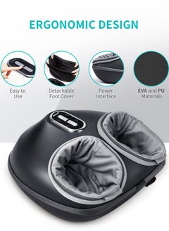 Nekteck Nekteck Shiatsu Foot Massager Machine with Soothing Heat, Deep Kneading Therapy, Improve Blood Circulation and Foot Wellness,Relax for Home or Office Use  - Image 4
