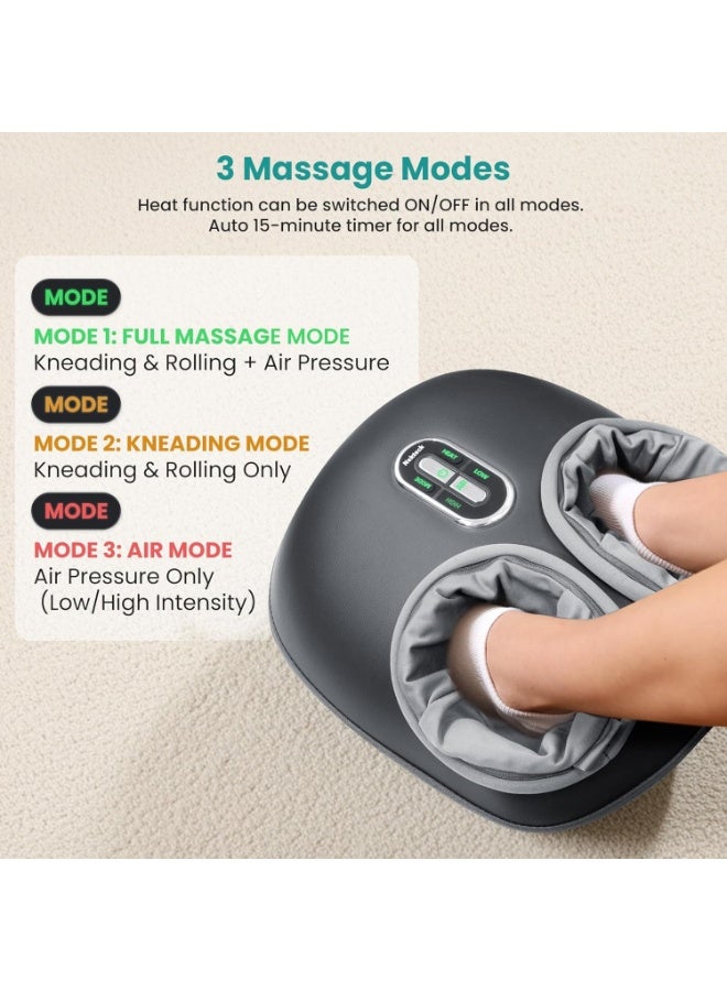 Nekteck Shiatsu Foot Massager Machine with Soothing Heat, Deep Kneading Therapy, Improve Blood Circulation and Foot Wellness,Relax for Home or Office Use - Image 2