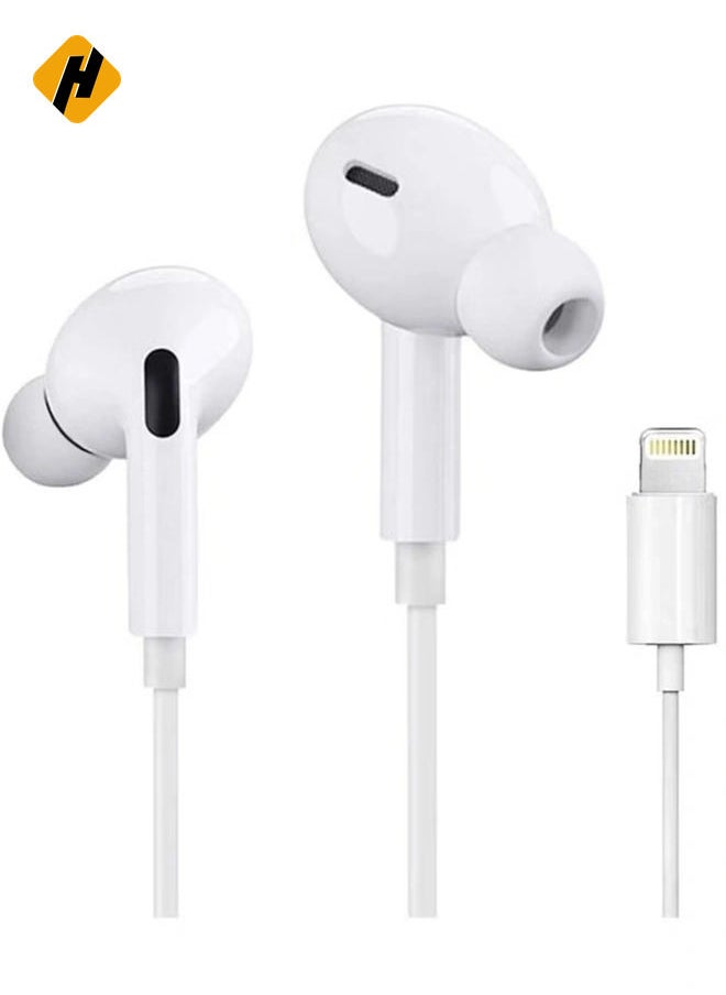 HuHa - Earbuds/Headphone with Lightning Connector(Built-in Microphone & Volume Control) in-Ear Stereo Headphones Headset Compatible with iPhone14/SE/11/X/8 7-All iOS System[Apple MFi Certified]Plug and play - Image 1