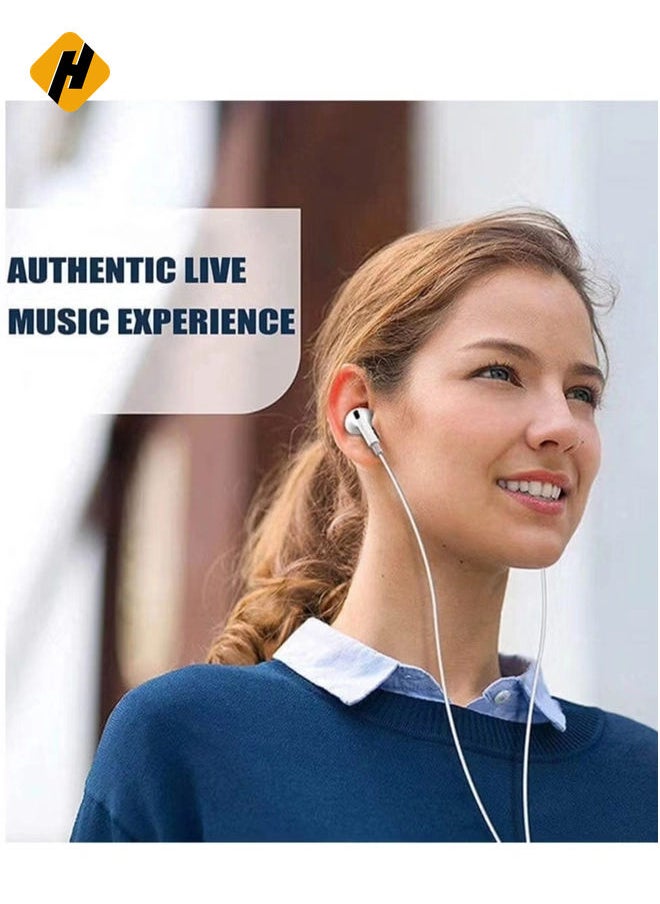 HuHa - Earbuds/Headphone with Lightning Connector(Built-in Microphone & Volume Control) in-Ear Stereo Headphones Headset Compatible with iPhone14/SE/11/X/8 7-All iOS System[Apple MFi Certified]Plug and play - Image 1