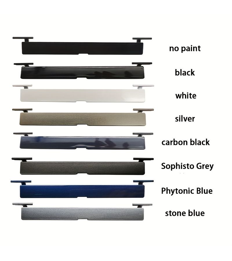 Silvery Roof Rack Cover Plate Replacement For 5 Series G30 Roof Water Running Strip Small Cover - Image 1