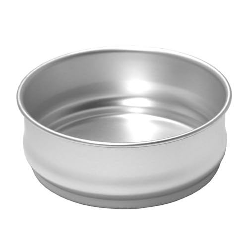 Empura Chef Approved Aluminum Stable Dough Proofing Pan | Professional Round Shape Retarding Stackable Bakeware Pot for Bakery Pastry Coffee Shop | Fits 96DPANC Lid | 96 oz Capacity | 8.75"W x 8.75"D x 3"H - Image 1
