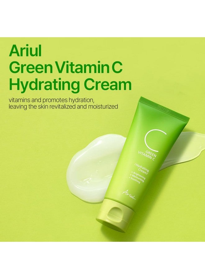 Ariul Green Vitamin C Hydrating Cream - 99% Hydrating Base, Kakadu-C for Radiance, CICA & Madecassoside for Soothing, Ceramide Complex for Barrier Care, Korean Skin Care, 100g / 3.38 oz - Image 2