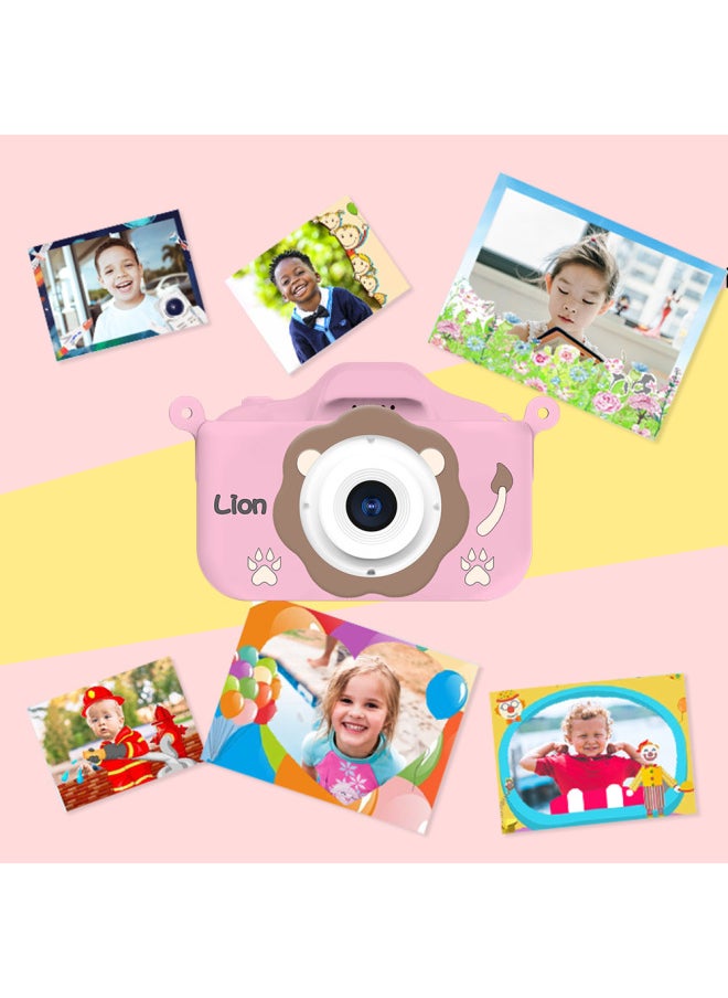 Generic X8s HD Mini Digital Camera Can Take Pictures Video Small SLR Gift Toy Children's Camera-Body Color:Yellow Camera + Yellow Silicone Sleeve  - Image 2