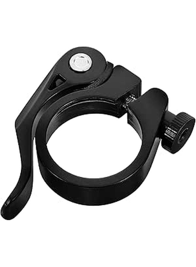 Aluminum Alloy Quick Release Bike Seat Clamp 34.9mm for Mountain Road Bikes - Image 1