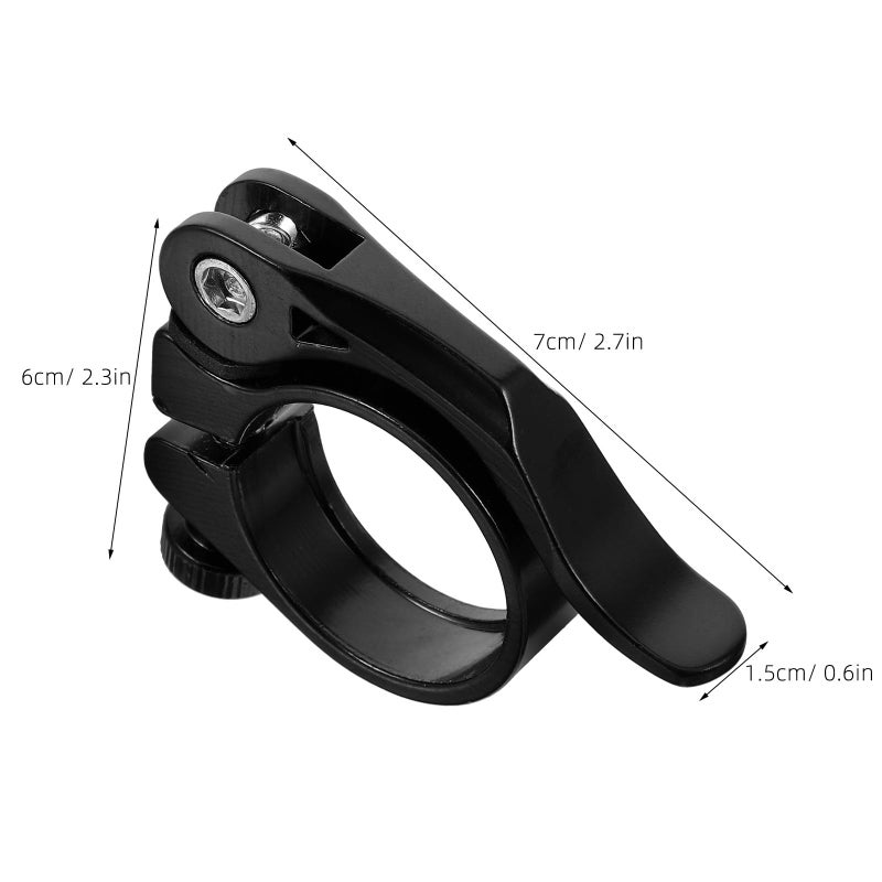 Aluminum Alloy Quick Release Bike Seat Clamp 34.9mm for Mountain Road Bikes - Image 3