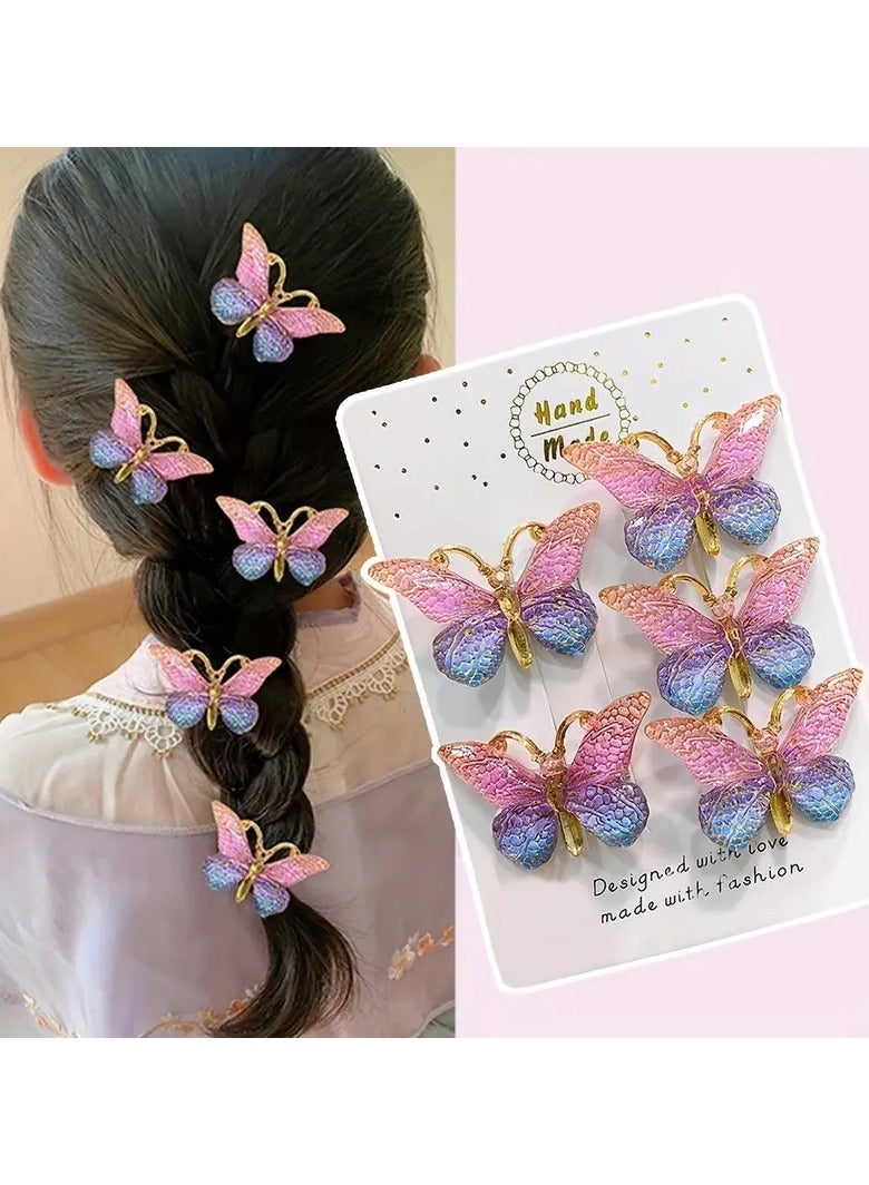 Goolsky 5pcs Adorable Butterfly Hair Clips For Girls, Perfect Girl's Hair Accessories - Image 1