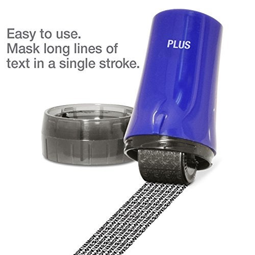 Plus Guard Your ID Confidential Security Roller Set Advanced 2.0 for Identity Theft Protection Redacting (Regular 3-Pack, Blue) - Image 3
