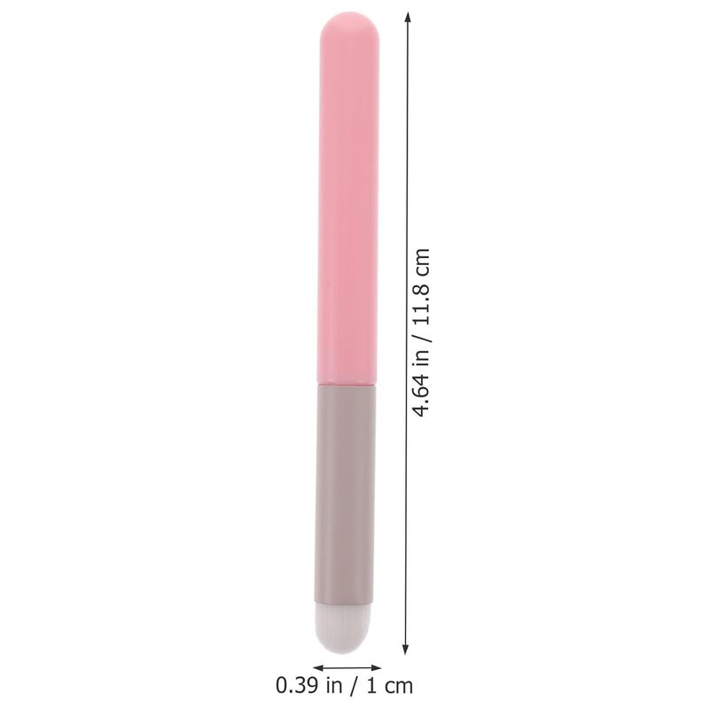 Abaodam 8pcs Lipstick Brush and Concealer Brush Set Mini White Bristle Lip Gloss Applicator Wand for Precise Makeup Application Suitable for Women and Travel Use - Image 2