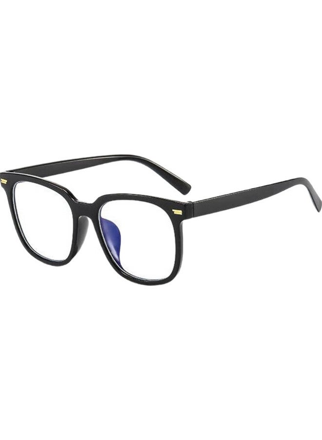 Bai Xiaoshe White Luxury Anti-Blue Light Glasses-2009【Bright Black Frame】Korean Style Frame Radiation Protection Unisex - Image 3