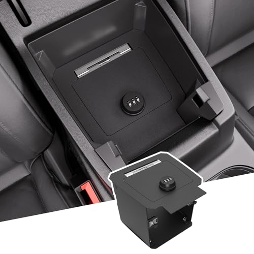 SZYANG Center Console Safe Organizer Compatible with 20232026 Chevy Colorado GMC Canyon Lock Box Console Safe Vault Replacement for 20232026 Chevy Colorado Accessories - Image 1