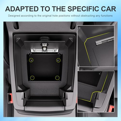 SZYANG Center Console Safe Organizer Compatible with 20232026 Chevy Colorado GMC Canyon Lock Box Console Safe Vault Replacement for 20232026 Chevy Colorado Accessories - Image 3