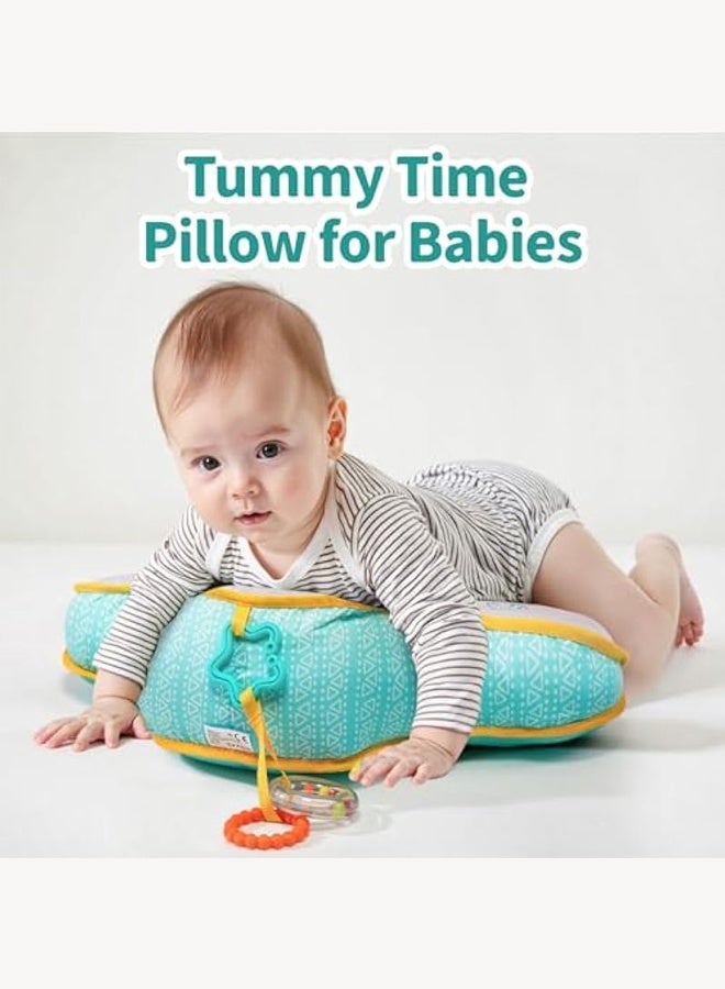 Vinnatsu Montessori Sensory Crawling Toy for Newborns - Tummy Time Pillow with Ergonomic Design for Easier Parenting Development - Image 3