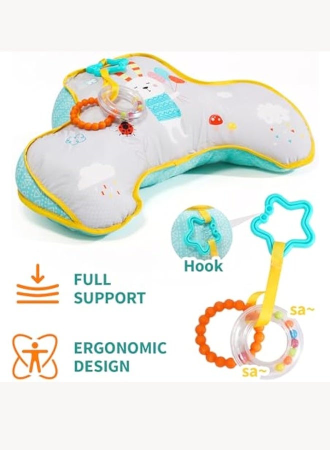 Vinnatsu Montessori Sensory Crawling Toy for Newborns - Tummy Time Pillow with Ergonomic Design for Easier Parenting Development - Image 4