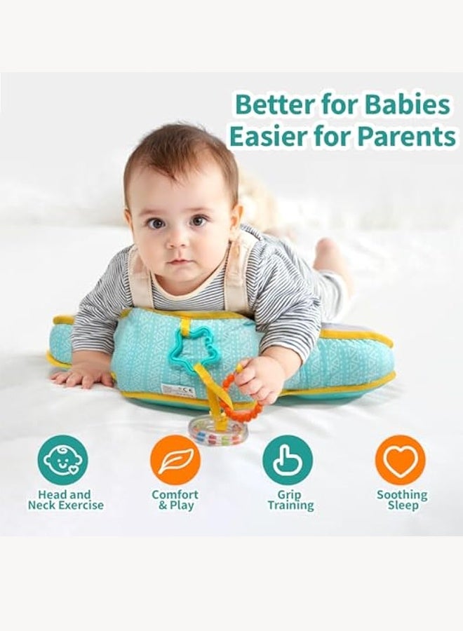 Vinnatsu Montessori Sensory Crawling Toy for Newborns - Tummy Time Pillow with Ergonomic Design for Easier Parenting Development - Image 5