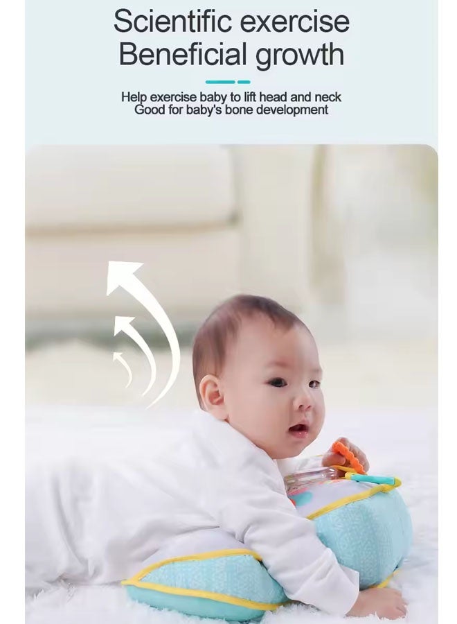 Vinnatsu Montessori Sensory Crawling Toy for Newborns - Tummy Time Pillow with Ergonomic Design for Easier Parenting Development - Image 2