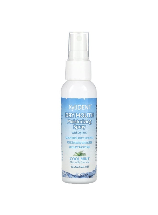 XyliDENT XyliDENT, Dry Mouth Moisturizing Spray with Xylitol, Cool Mint, 2 fl oz (59.1 ml) - Image 1