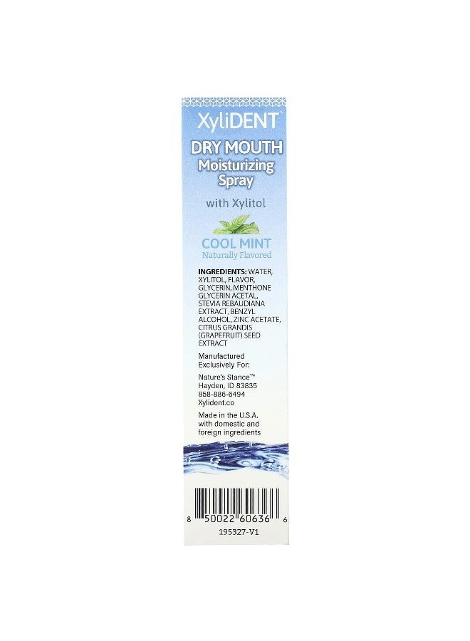 XyliDENT XyliDENT, Dry Mouth Moisturizing Spray with Xylitol, Cool Mint, 2 fl oz (59.1 ml) - Image 3