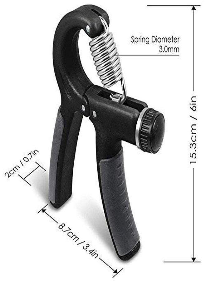 LAFILLETTE Adjustable & Portable Hand Expander Hand Gripper Exercise Tool (Grey) - Image 2
