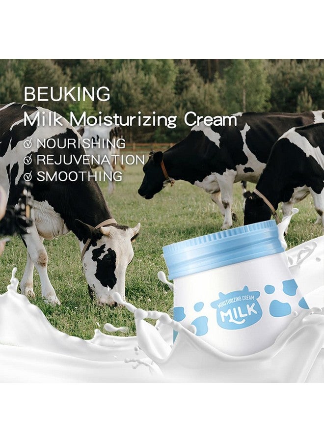 BEUKING Euking Face Milk Cream Moisturizing Nourish Skin Repair Face Moisturizer To Hydrate & Smooth Dry Skin Firm And Brighten Skin Day And Night Cream For Girl Women Beauty Skin Daily Care - Image 5