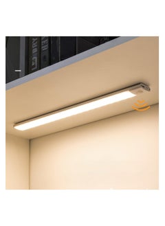 Generic Closet Lights, LED Under Cabinet Lighting, Wireless Motion Sensor Night Light - USB Rechargeable, Cool White,with magnetic double sided tape for Stairs/Kitchen/Drawer (30cm-1pc)  - Image 1