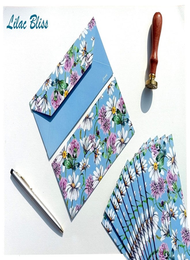 Aakar Premium Envelope, Shagun Envelope, Envelopes for Gifting Money, Shagun Envelope for Wedding, Shagun lifafa (Pack of 5, Lilac Bliss) - Image 2