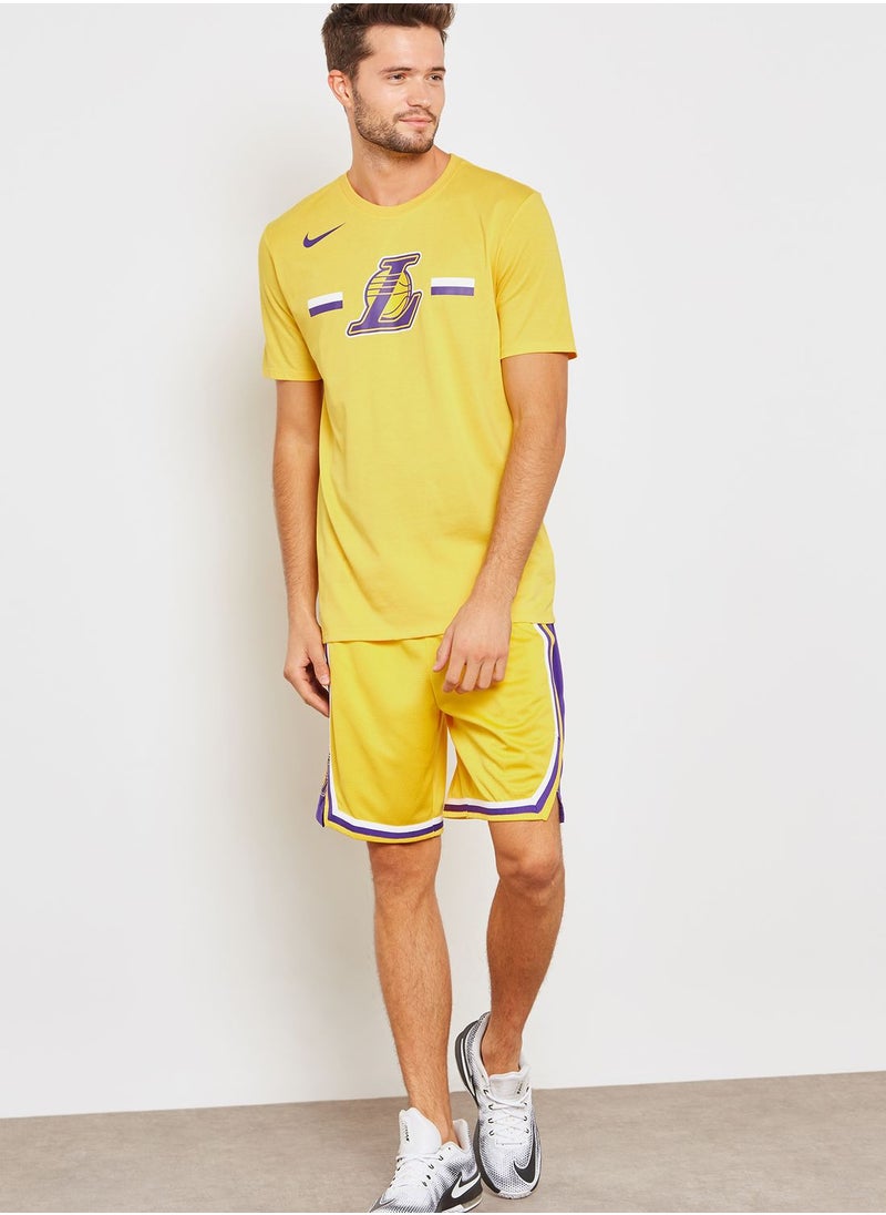 Nike - LA Lakers Swingman Road Shorts - Image 1