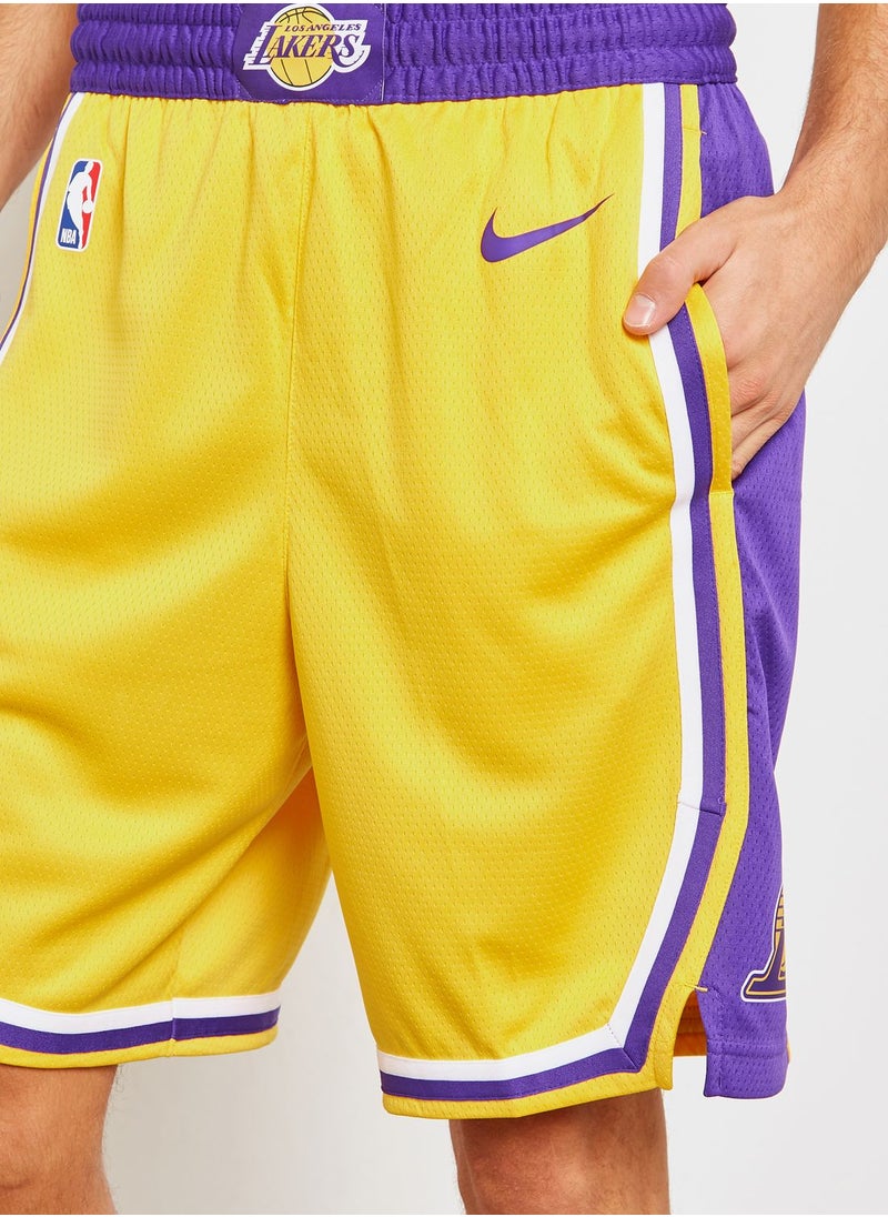 Nike - LA Lakers Swingman Road Shorts - Image 1