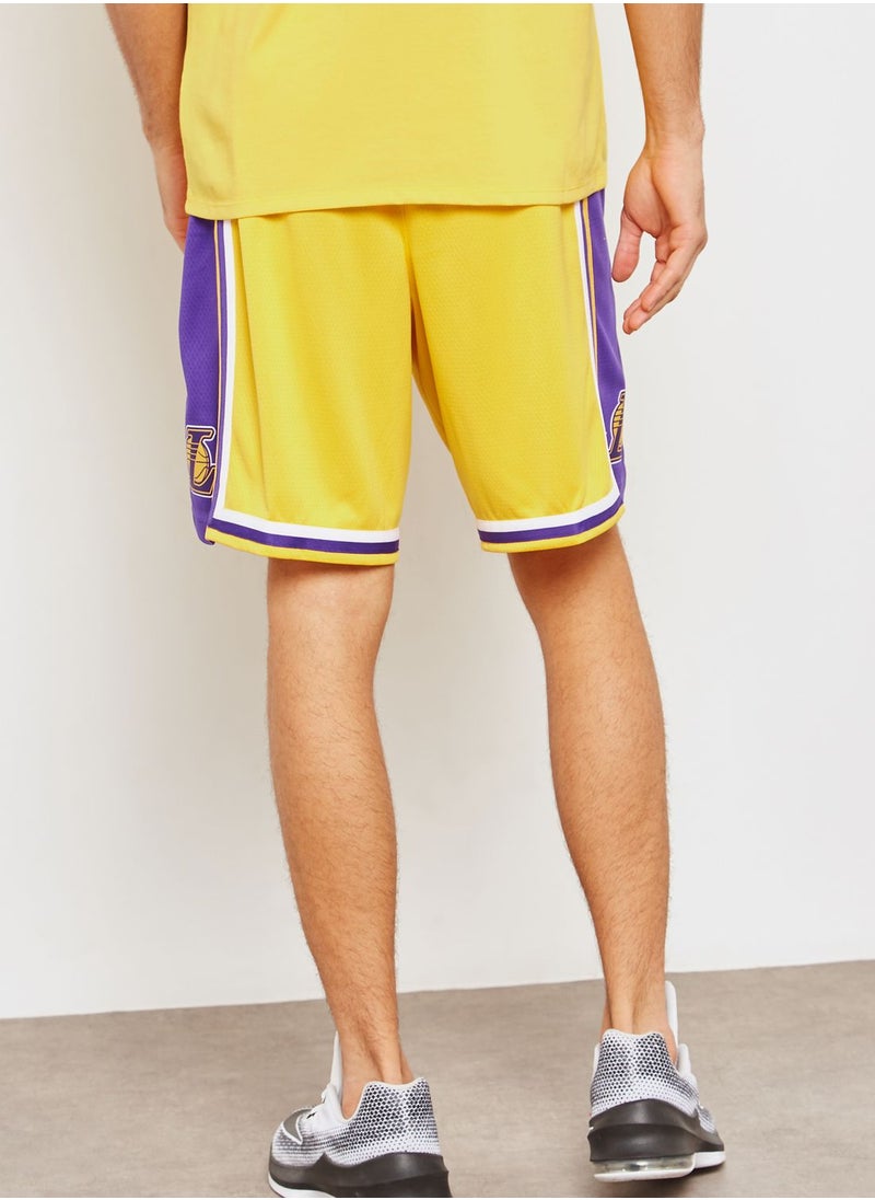 Nike - LA Lakers Swingman Road Shorts - Image 1
